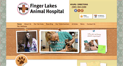 Desktop Screenshot of fingerlakesanimalhospital.com